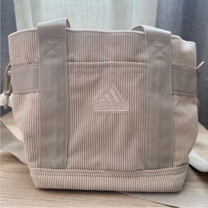 adidas Beige Corduroy Mini Tote